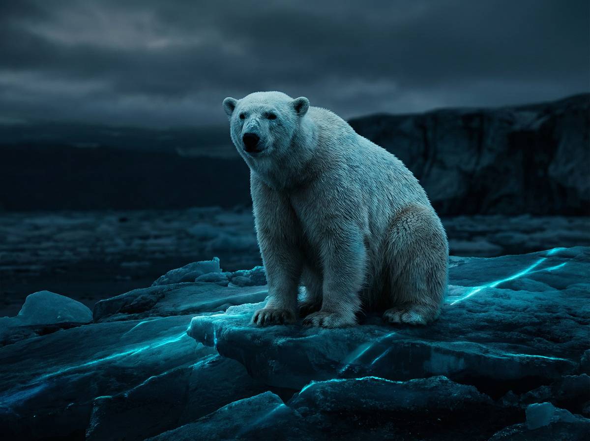 海角网茄子视频-北极熊冰原探险
